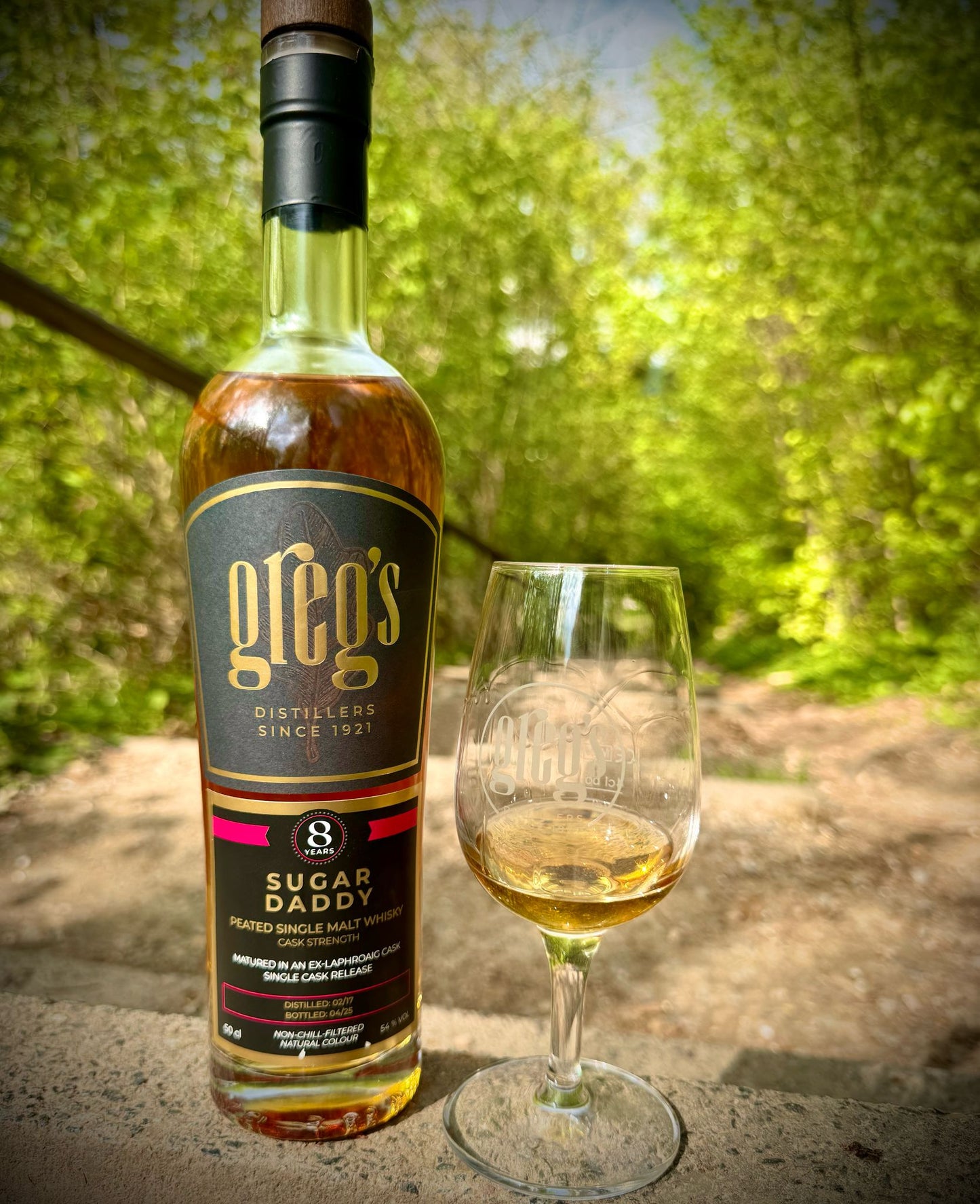 Sugar Daddy - peated Single Malt Whisky 8 Years 0,5 l 54 % Vol.
