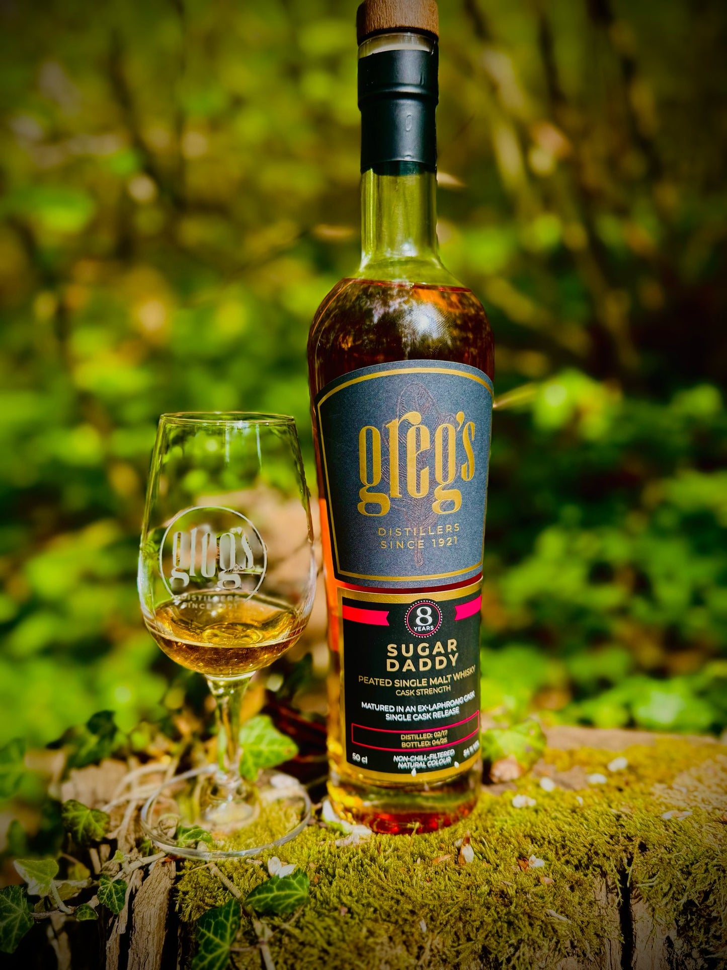 Sugar Daddy - peated Single Malt Whisky 8 Years 0,5 l 54 % Vol.
