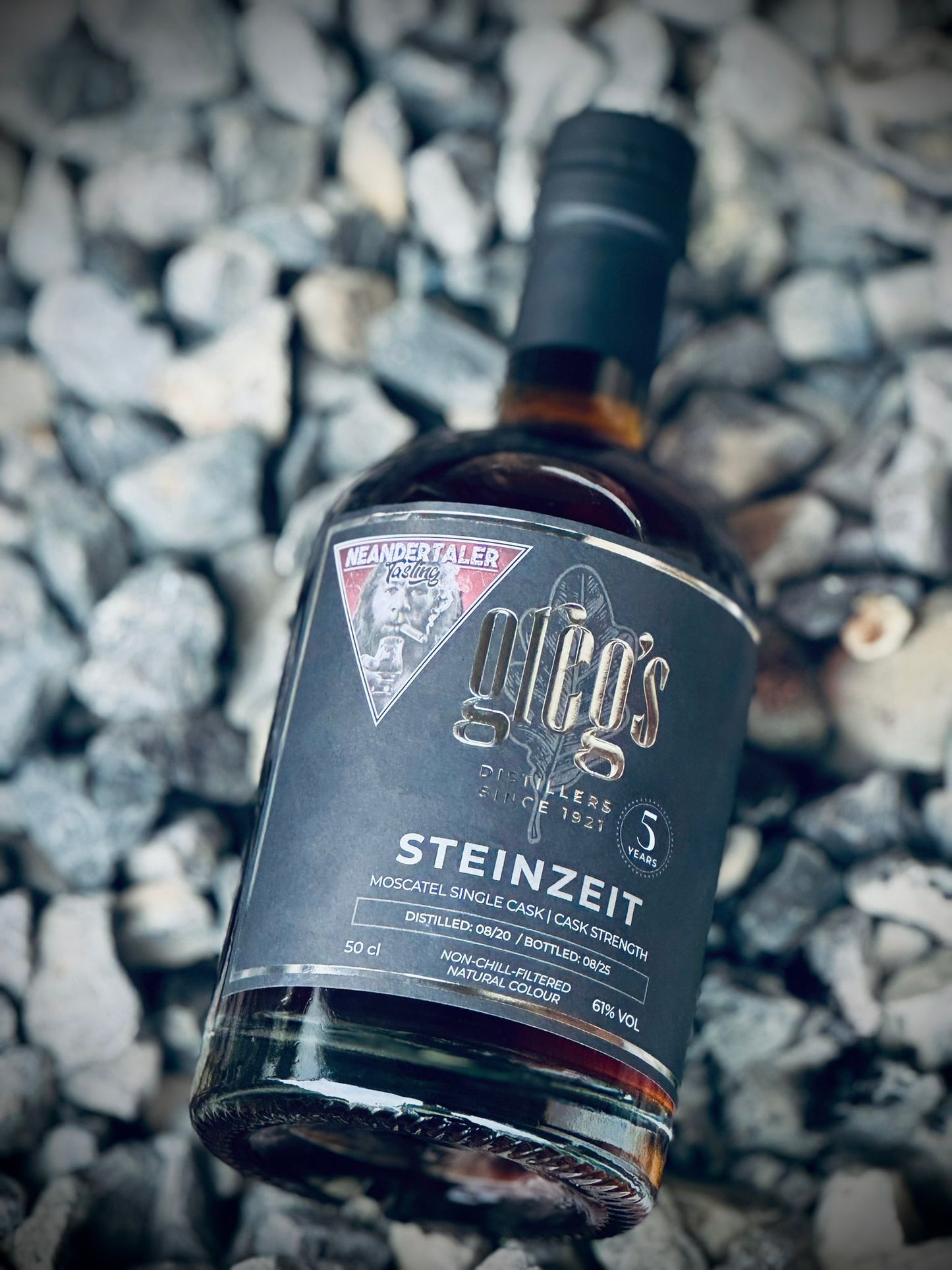 Neandertaler - "Steinzeit" Single Malt Whisky 5 Years 61 %Vol. 0,5l