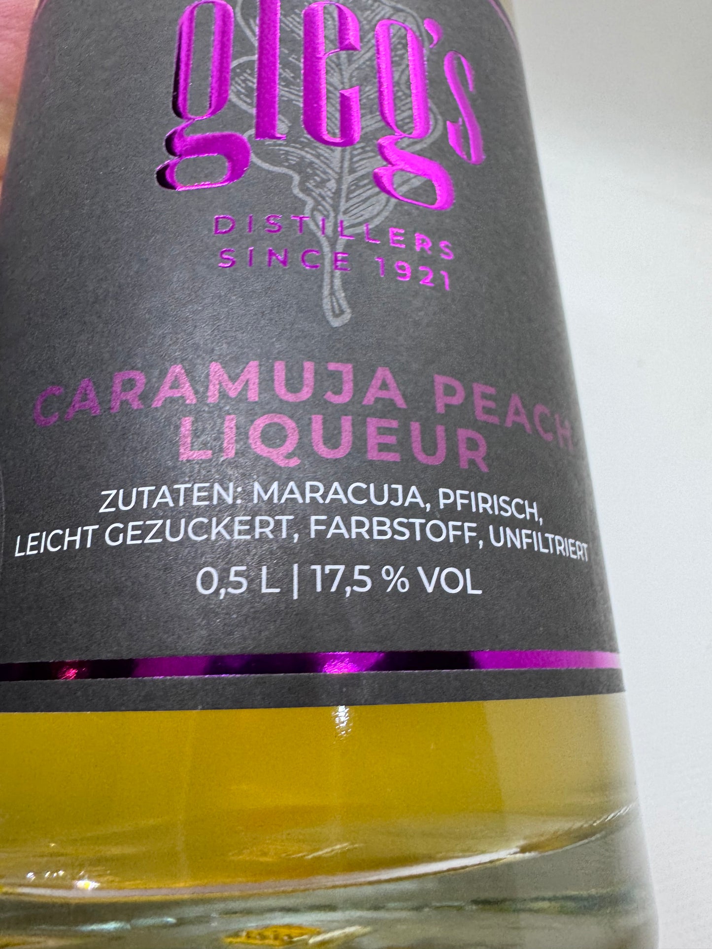 Caramuja Peach Aperitiv 0,5L 17,5 %