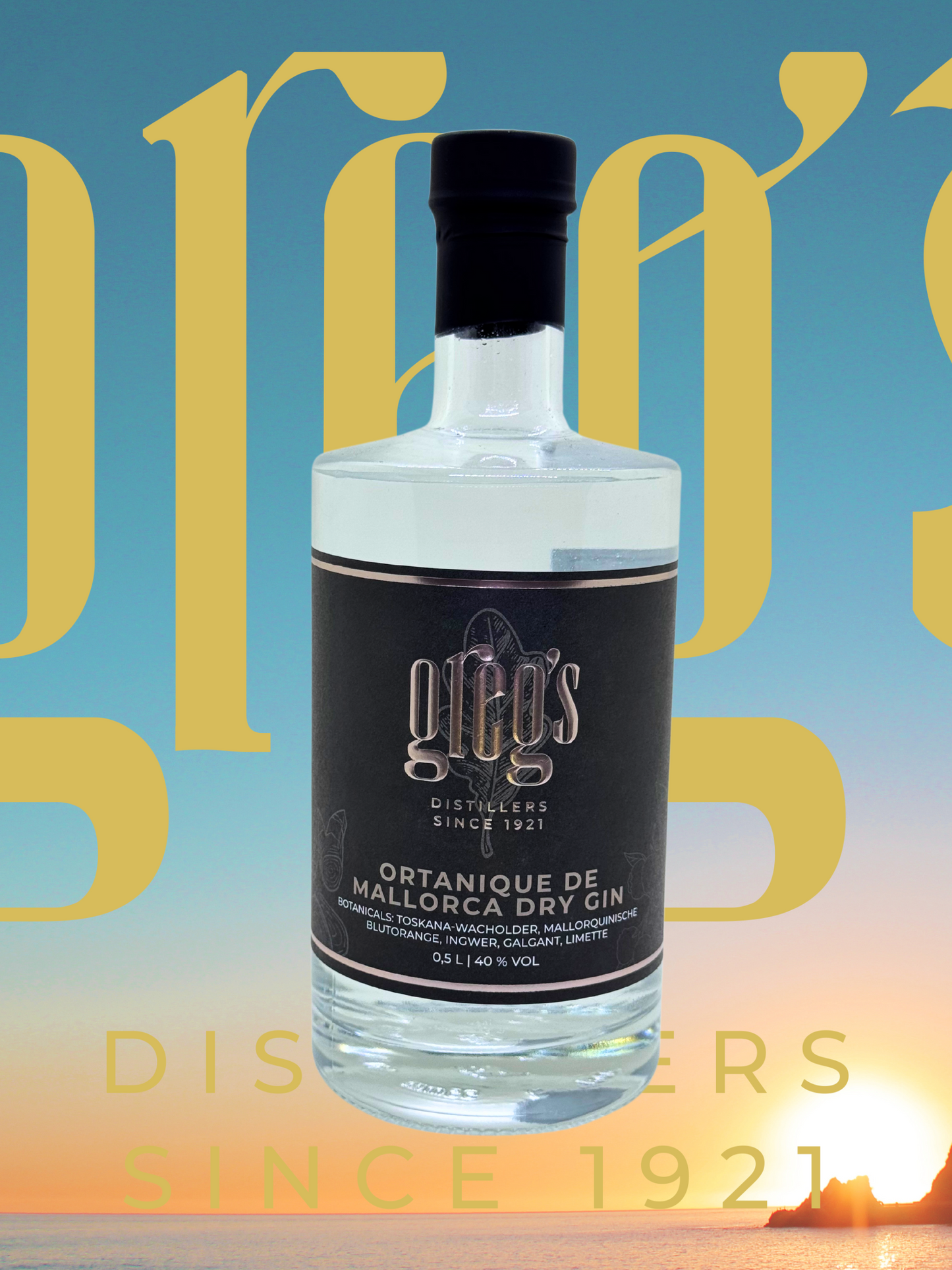 Ortanique de Mallorca Dry Gin 0,5l 40 % Vol.
