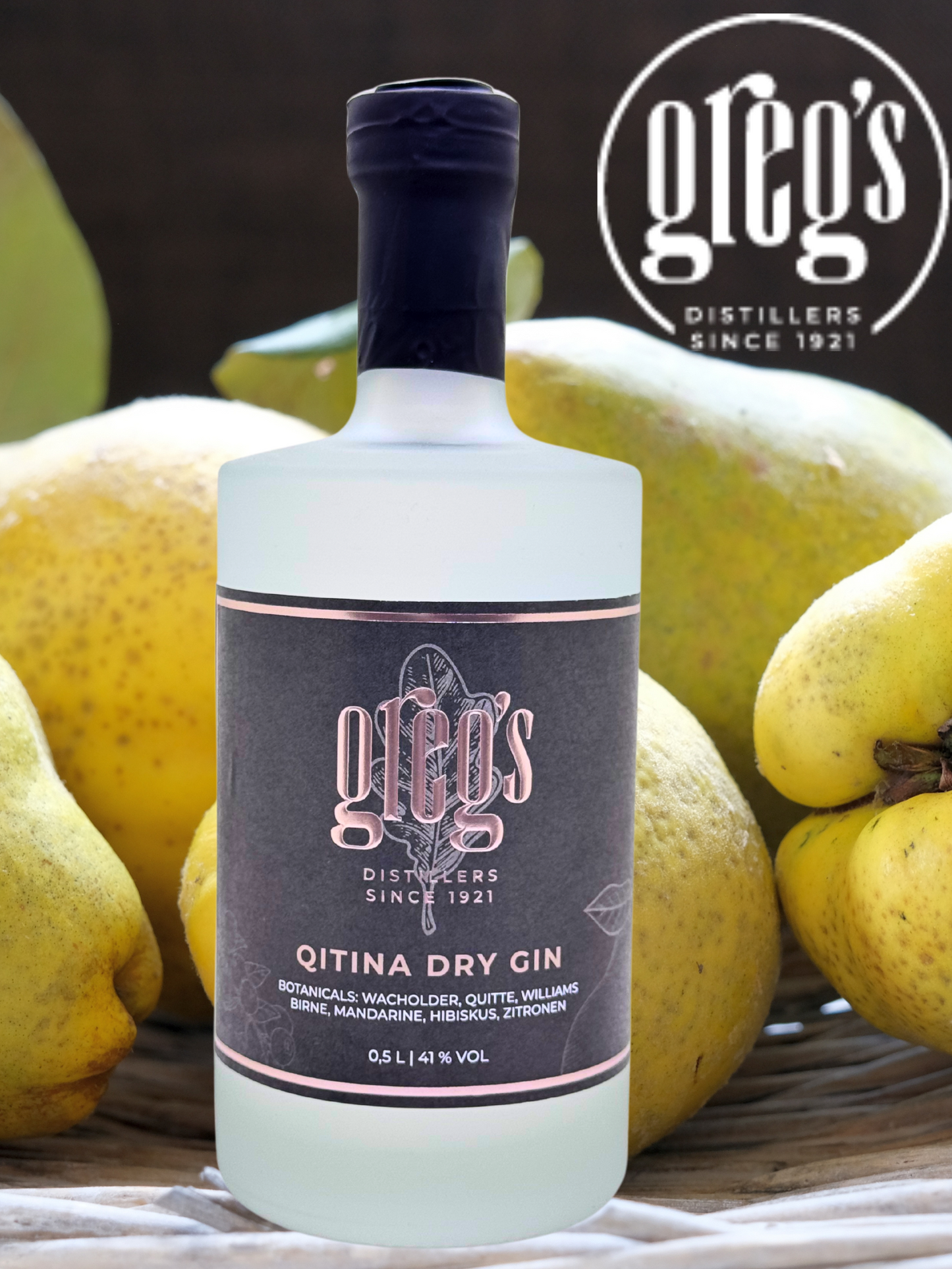 Qitina dry Gin 0.5l 41% Vol.