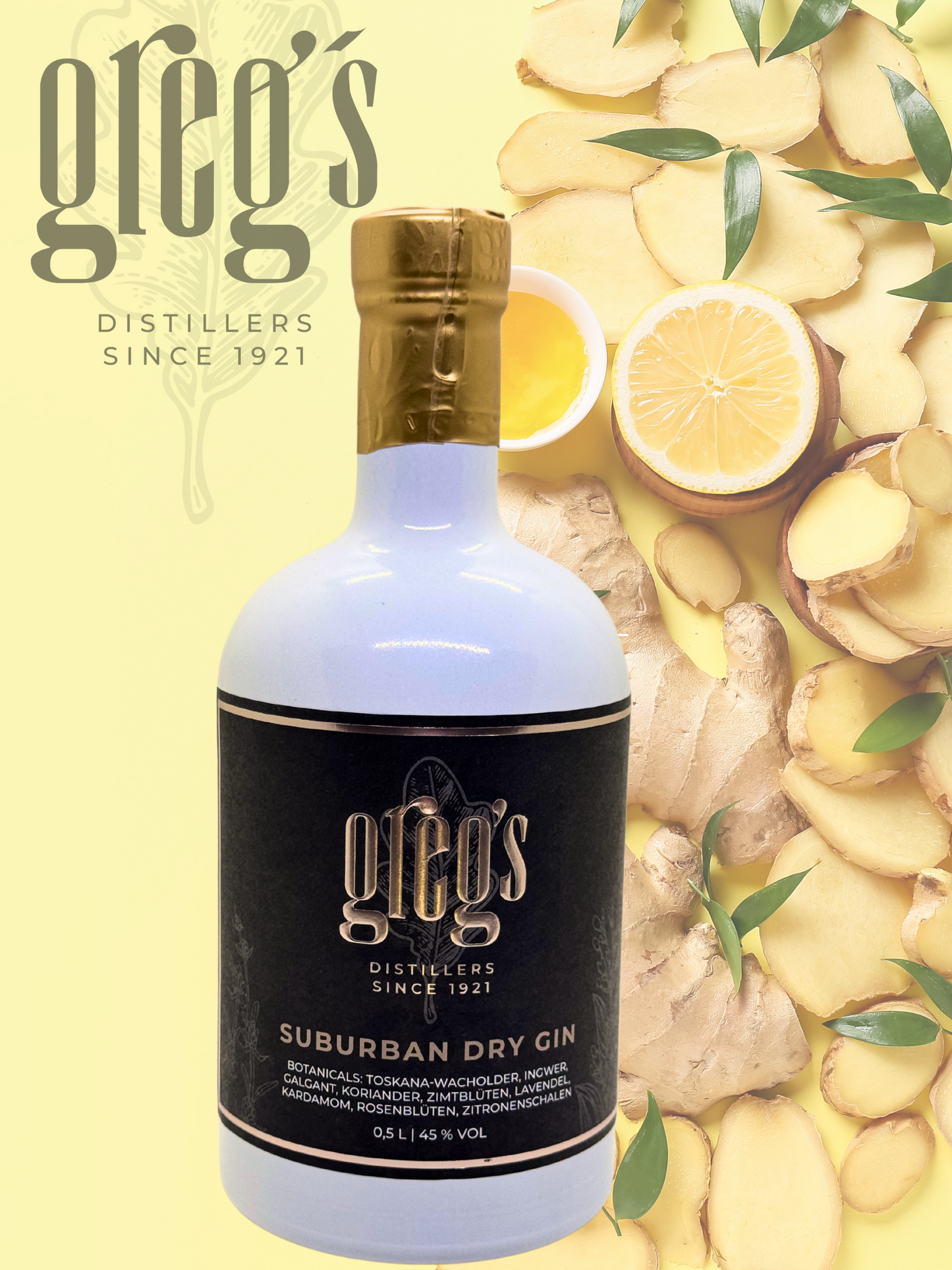 Suburban Dry Gin 0,5l 45 % Vol.