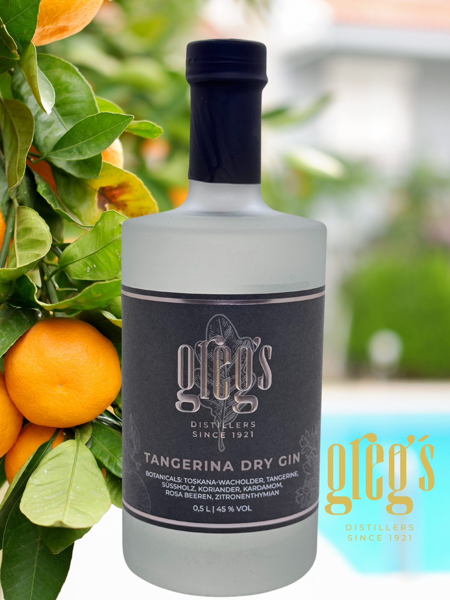 Tangerina Dry Gin 0,5l 45 % Vol.