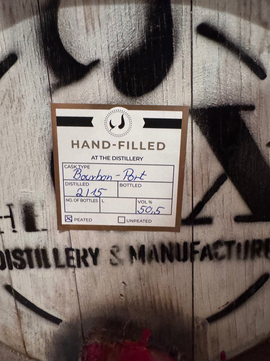 Bourbon Port Peated  #33 Hand Fill  32 L Blood Tub