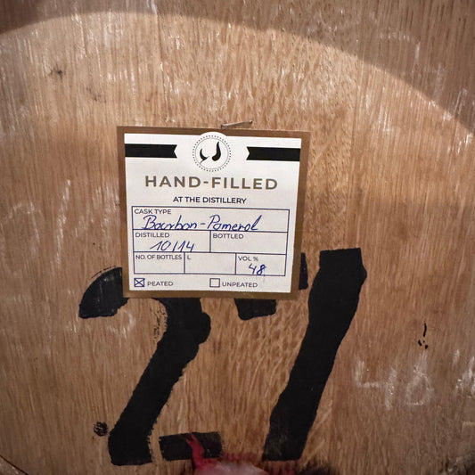 Bourbon Pomerol Peated #27 Hand Fill Blood Tub 32l